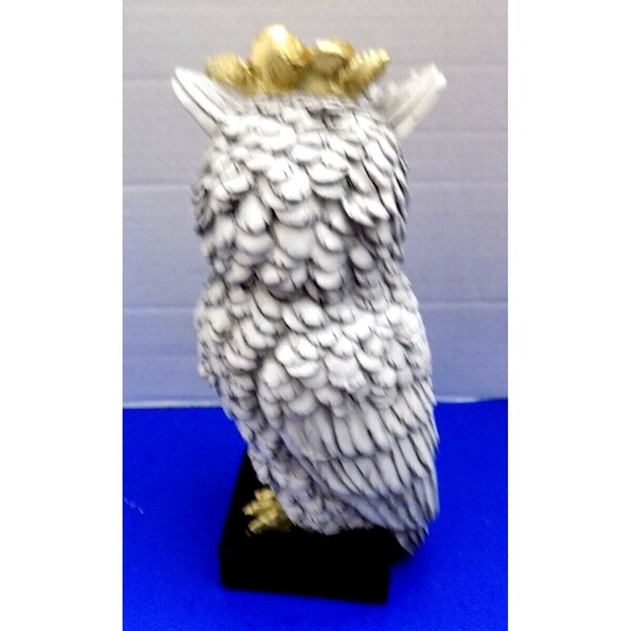 New Owl Figurine Sculpture Statue Home Decor Birds Figurine Owls - Picture 4 of 5